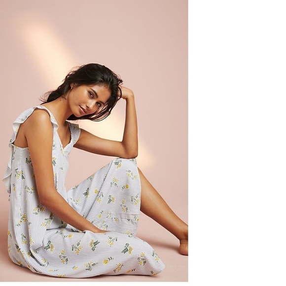 Anthropologie FLOREAT RUFFLED FLORAL JUMPSUIT new - Picture 4 of 8